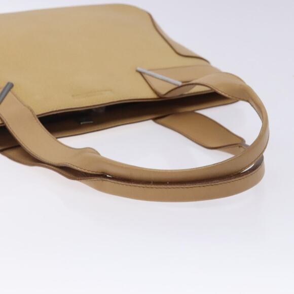 GUCCI Tote Bag Leather Beige Silver 002 002 - Picture 7 of 16